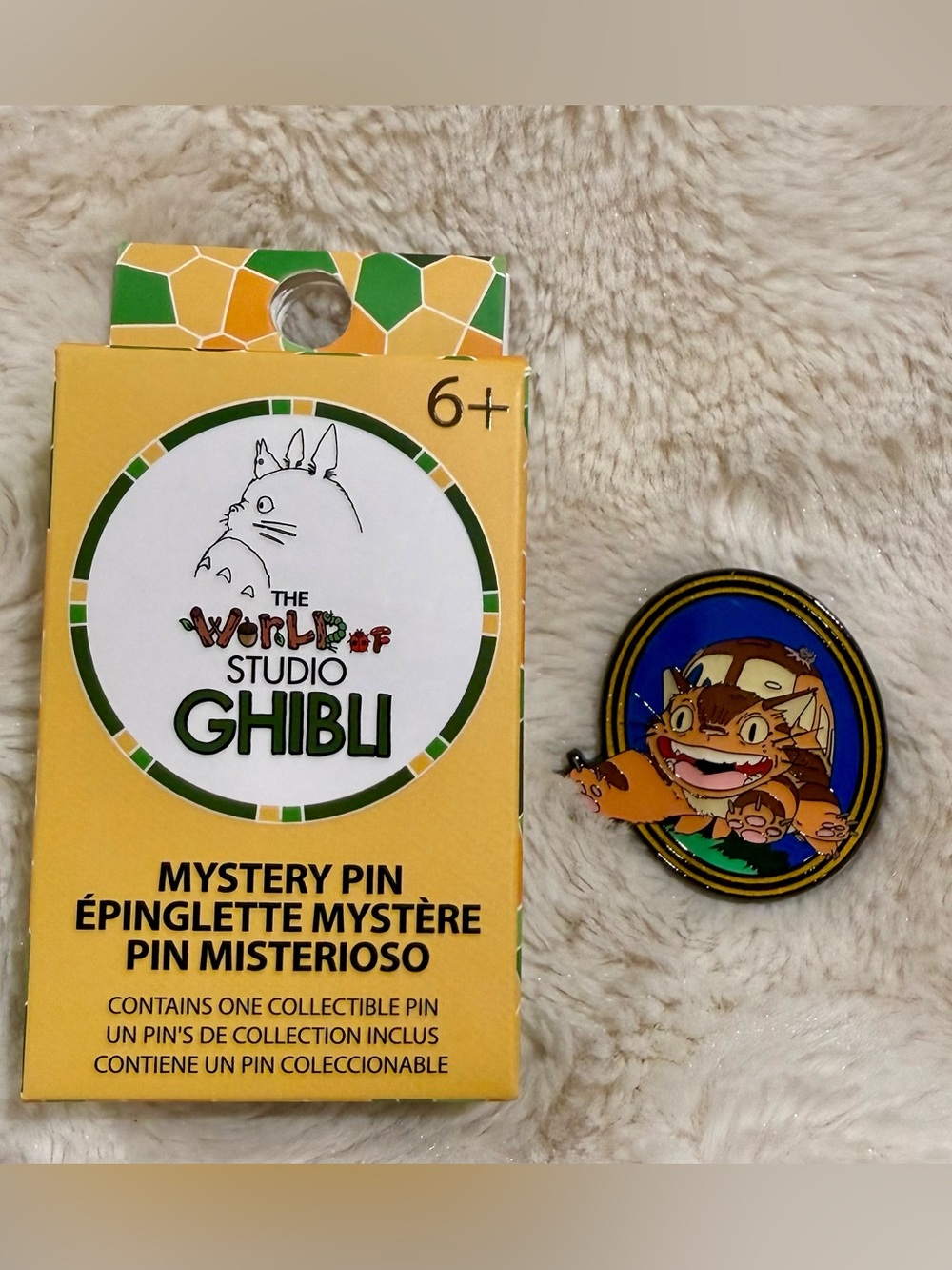 Studio Ghibli The World Of Studio Ghibli Portrait Enamel Pin my neighbor Totoro